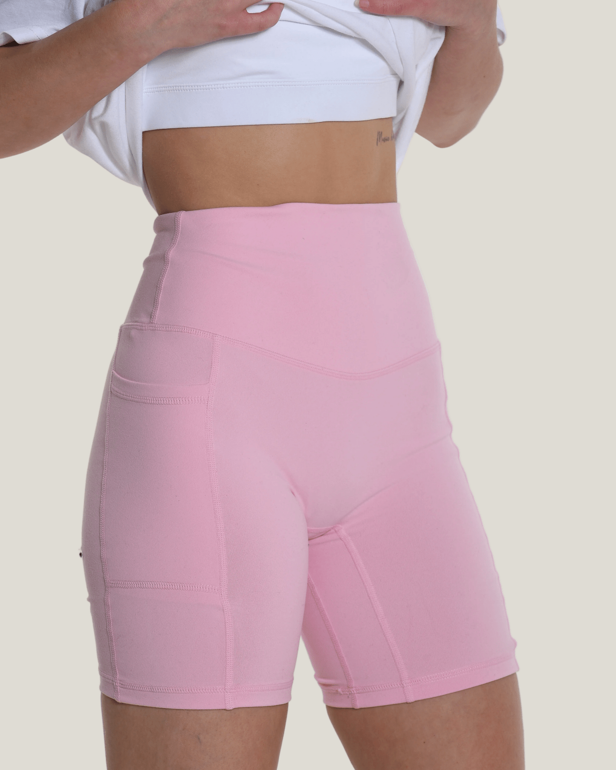 AURA FLEX SHORTS BLUSH - SILVERGEAR
