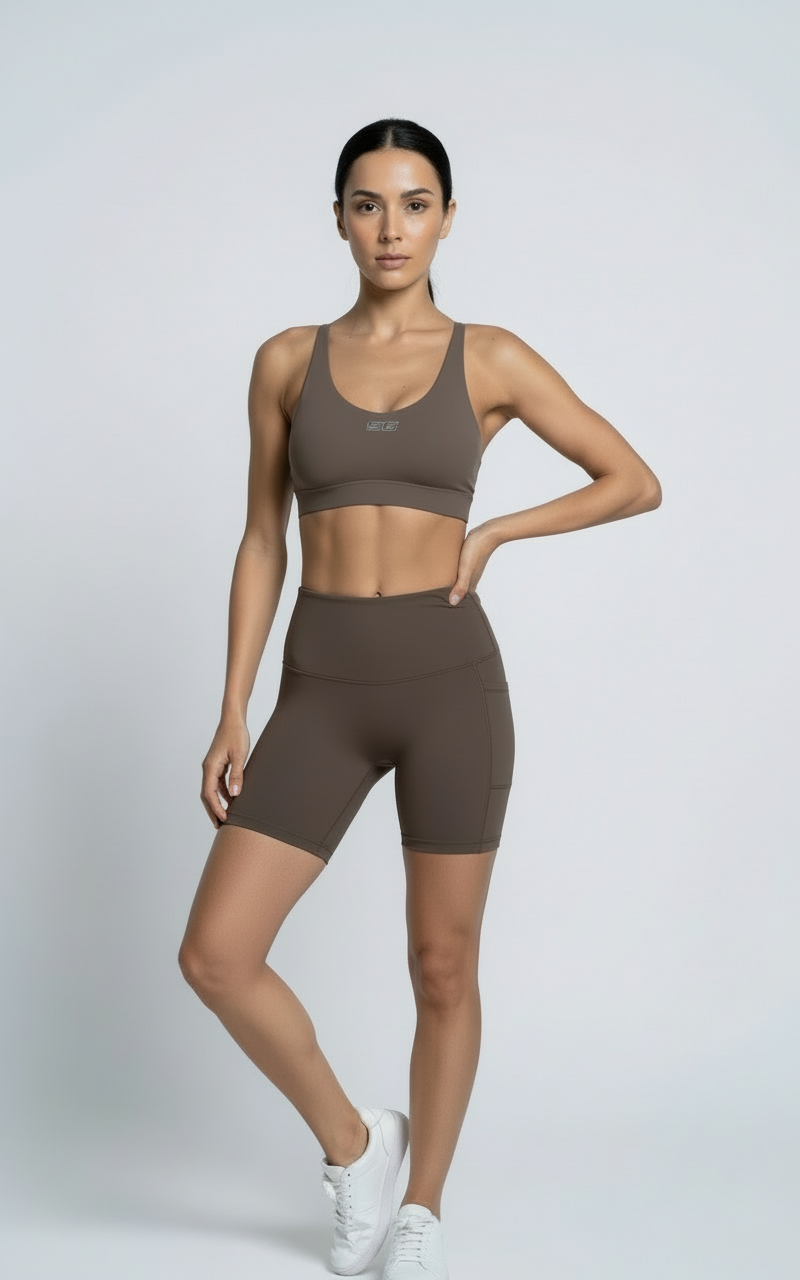 AURA FLEX SHORTS MOCHA - SILVERGEAR