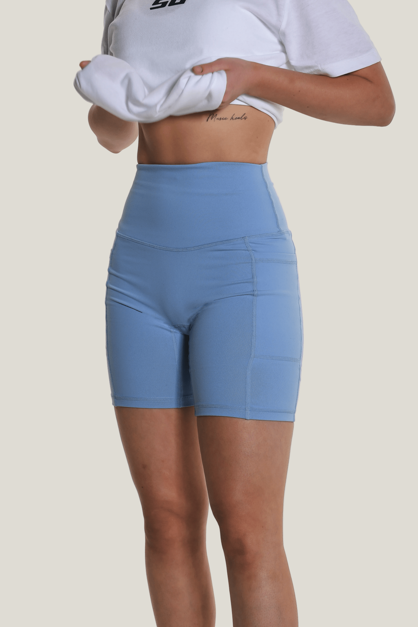AURA FLEX SHORTS SKY BLUE - SILVERGEAR