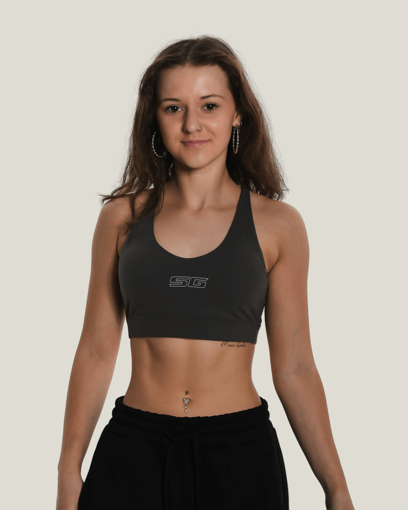 SG - AURA LIFT BRA CHARCOAL - SILVERGEAR