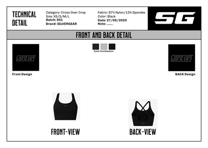 SG - AURA LIFT BRA ONYX - SILVERGEAR