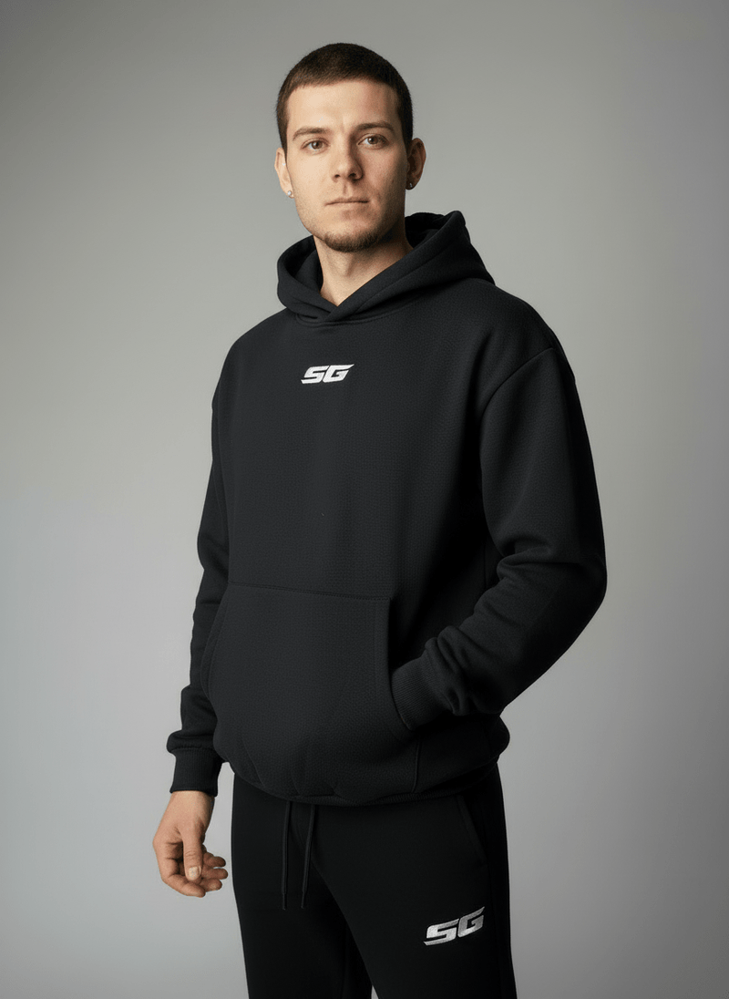 SG - ICON LEGACY HOODIE ONYX - SILVERGEAR