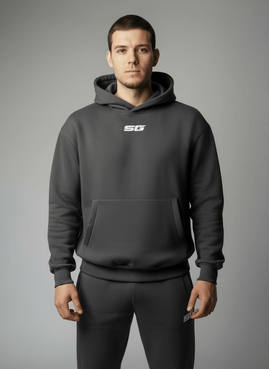SG - ICON LEGACY HOODIE SHADOW GREY - SILVERGEAR